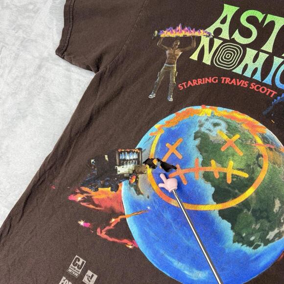 Travis Scott Fortnite Cactus Jack Astroworld Astronomical Men’s M Rapper ‘Read’ - Picture 7 of 9